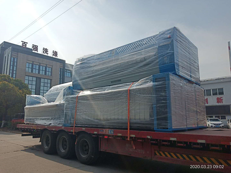 喜報！國內疫情得到有效控制 百強洗滌設備連續三天發貨